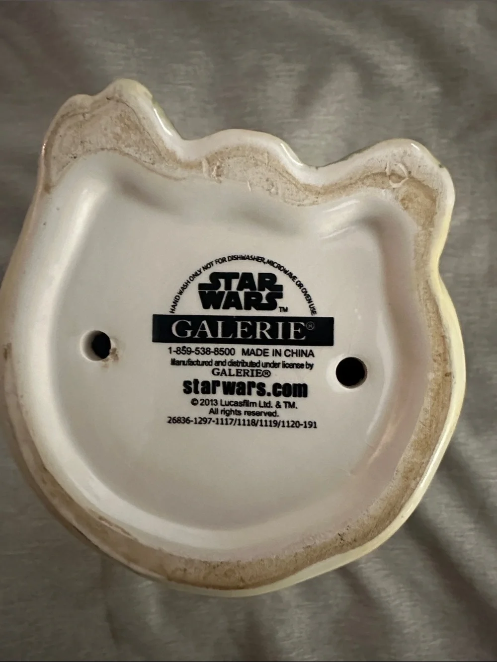 Star Wars Yoda Ceramic Goblet Mug by Galeri